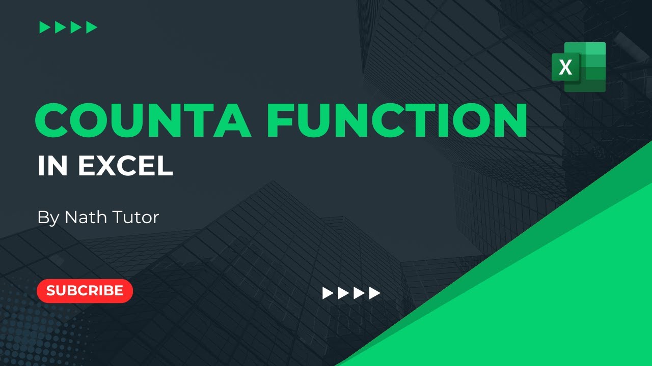5. Unlocking the Power of the COUNTA Function - YouTube
