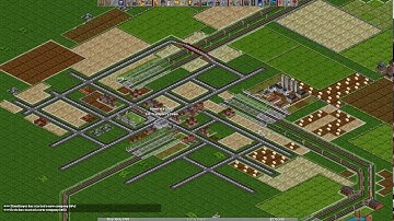 OpenTTD: Mini City Builder, 4000 pop. Multiplayer