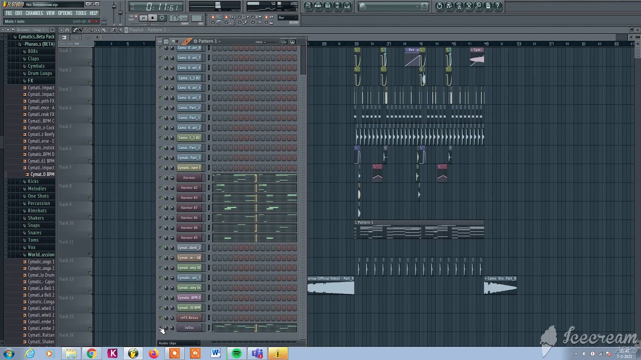 camo & krooked & mefjus ft. sophie lindinger - no tomorrow ( Fl studio remake)
