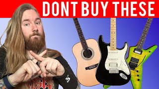 5 Guitars ALL Beginners MUST AVOID! (Here's Why)
