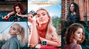 Orange and Blue Tone | Camera Raw Preset Free Download | Color Grading Photoshop Tutorial