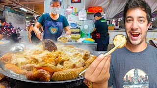 Taiwanese STREET FOODS in Chiayi!! BEEF JACUZZI + Breakfast Food in Taiwan&#39;s #1 Market!