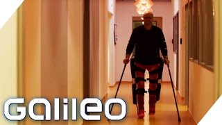 Exoskelett: dieser Mann mit Querschnittlähmung kann plötzlich wieder gehen | Galileo | ProSieben