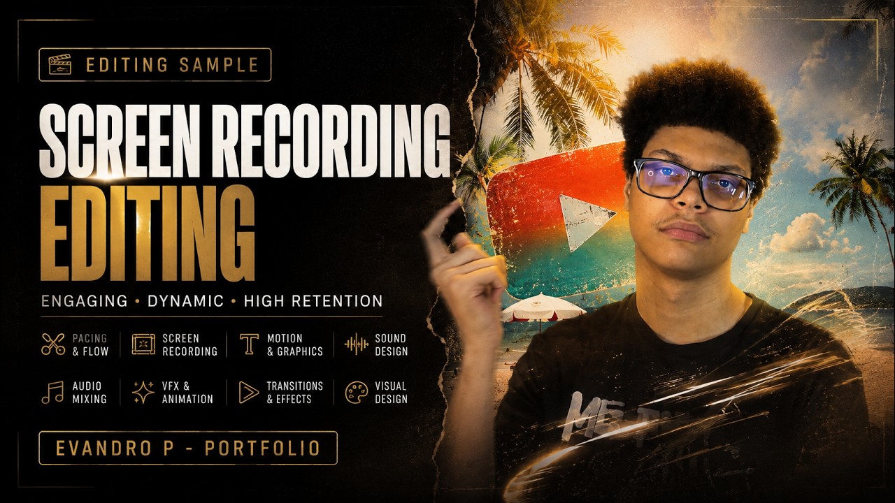 Screen Recording — Pacing, Motion & Visual Editing — (PRIVATE PORTFOLIO)