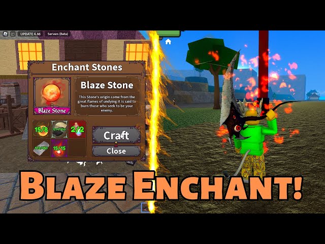 Crafting Blaze StoneITS REALLY OP + Showcase