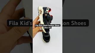 Fila Kid&#39;s Black Fashion Shoes (Size 27) #fila #prelovedtreasures #usedshoes #sneakers