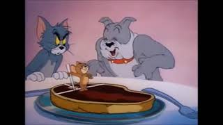 Tom and Jerry & 🐶spike -😜sharing the meat 🥩