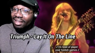 Triumph - Lay It On The Line | Reaction