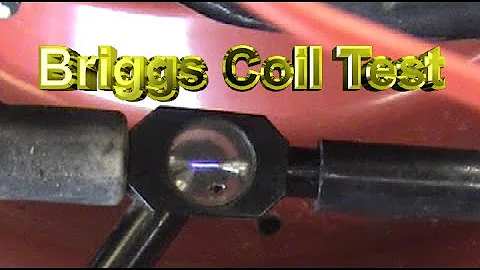 Briggs Ignition Coil Test Push Mower Easy Step by Step