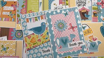 How Many cards Can We Create Using Meadow Sweet 12 x 12 paper pad