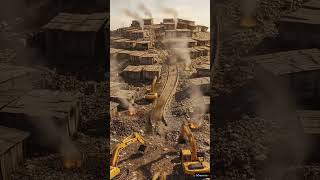 🔥 Polluted Riverbank &amp; Slum Dump Zone | Cinematic AI Environmental Video 🌍
