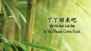 丫丫回来吧 Ya Ya, Please Come Back - Chinese, Pinyin \u0026 English Translations 歌词英文翻译