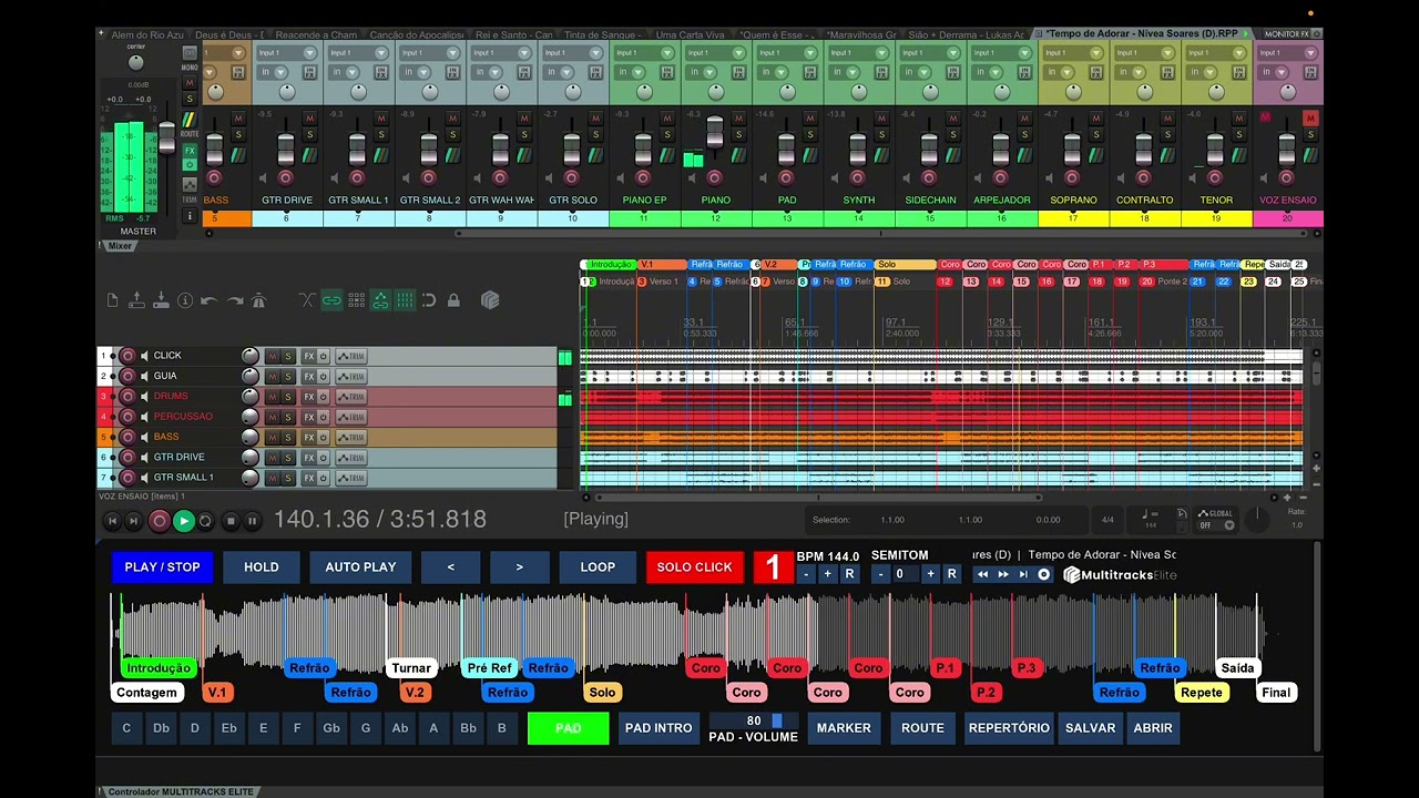 Nívea Soares - Tempo de Adorar (Multitrack / Vs)