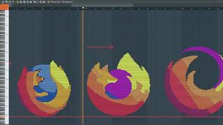 What Firefox Logos Sounds Like - MIDI Art