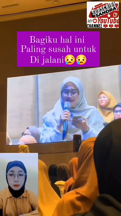 mungking aku gk kuat kalau saya di posisi ini😢