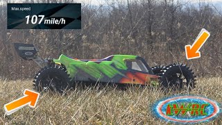 NEWPB 107MPH Losi 5iveB KiloWattRC OVERKILL Lipos TAYLOR RC Tires #foryou #fypシ #crazy #power #new
