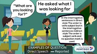 EXAMPLES OF REPORTED SPEECH screenshot 4