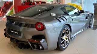 Ferrari F12 TDF in Grigio Ferro Walkaround