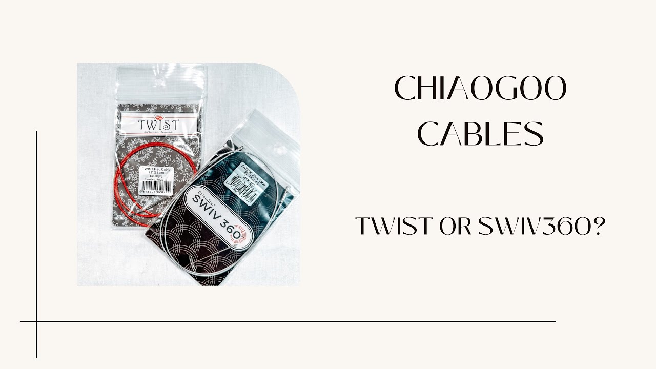 Chiaogoo SWIV360 Silver Interchangeable Cables – Quixotic Fibers