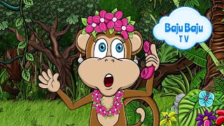 Pięć małpek Piosenki dla dzieci bajubaju.tv pięć małych małpek chords