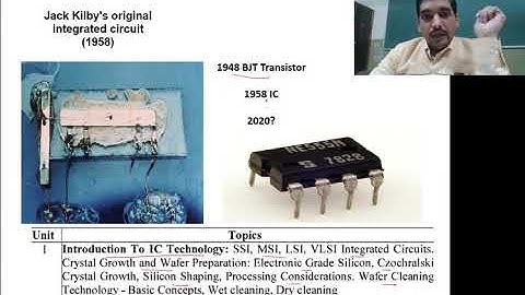 VLSI Technology Unit1 Lec1 VLSI Intro, classification & Moore