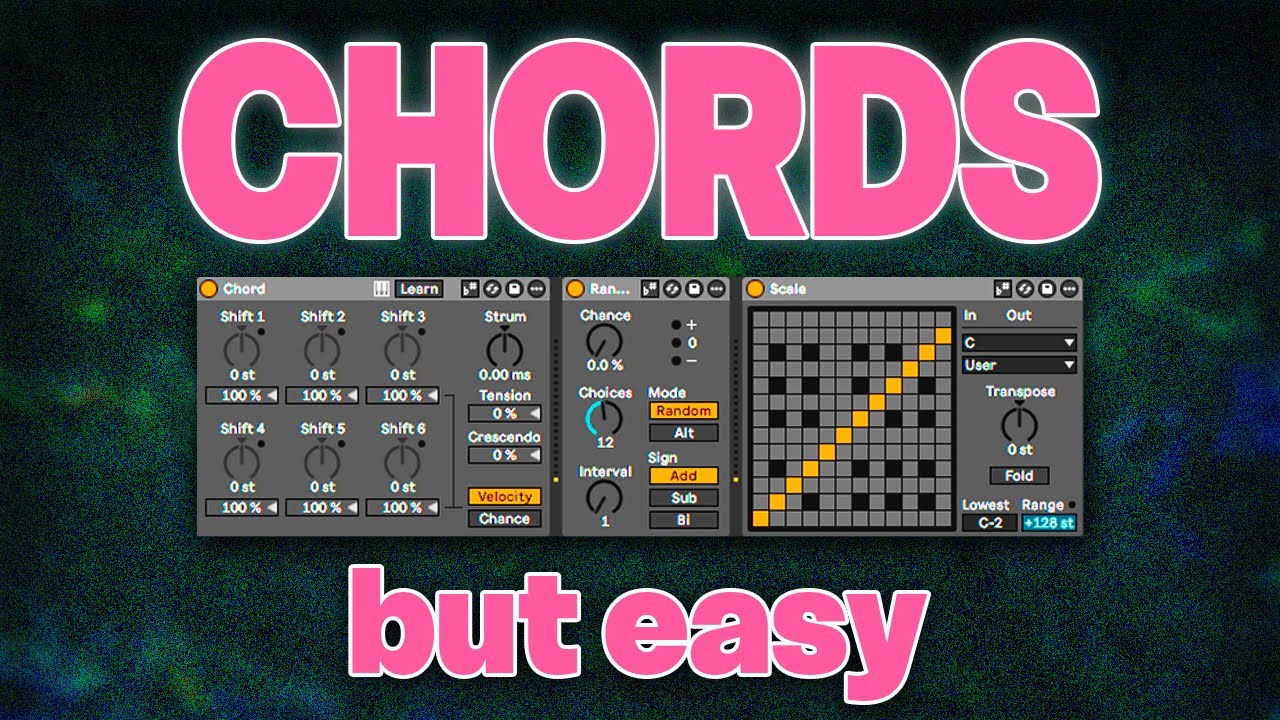 Как составлять простые аккорды | Ableton Live 12