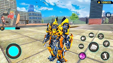 Bumblebee Multiple Transformation Jet Robot Car Game 2020 - Android Gameplay