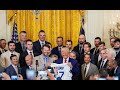 President Trump Participates in a Visit with the 2024 World Series Champions the Los Angeles Dodgers