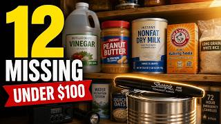 12 CHEAP Emergency Foods Every Prepper Pantry Is Missing (Get Them Before Winter)