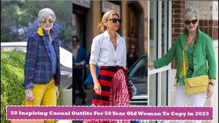 50 Inspiring Casual Outfits For 50 Year Old Woman To Copy in 2023 