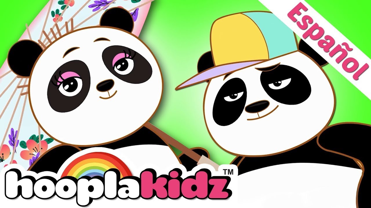 ⁣Familia dedo de PANDAS - Canciones para niños | HooplaKidz en Español