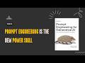 Prompt Engineering for Generative AI | Book Summary Podcast | Prompt Engineering | Future Skill