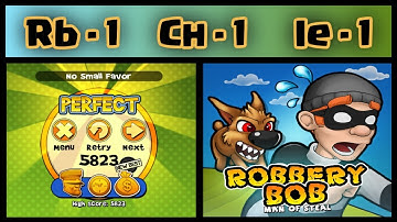 Robbery Bob - 1 Man of Steal : Chapter - 1 Suburbs , Level - 1 No  Small  Favour .  3 Star