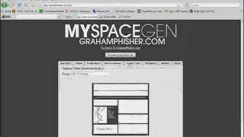 The Best Myspace Layout Generator!!