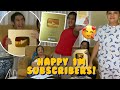 Gold Play Button Unboxing! Happy 1 Million Subscriber! | CANDY AND QUENTIN | OUR SPECIAL LOVE