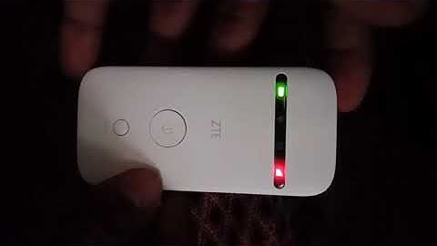 HOW TO RESET POCKET WIFI ZTE