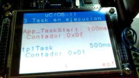 uC/OS-II 3 task sobre ARM Cortex M3