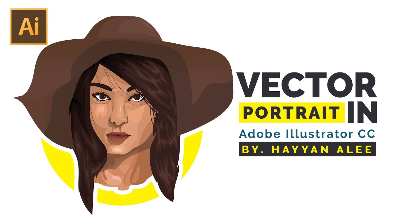 Vector Portrait in Adobe Illustrator 2021 | Vector Portrait | Speed Art ...