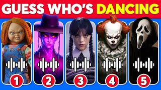 Download Lagu Guess The HORROR MOVIE Character Dancing 😱🔪 Valak, Annabelle, Wednesday, Ghost Face, M3GAN, Chucky MP3 Download Lagu Guess The HORROR MOVIE Character Dancing 😱🔪 Valak, Annabelle, Wednesday, Ghost Face, M3GAN, Chucky MP3