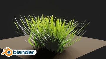 Creating grass in blender 2.83 (eevee)