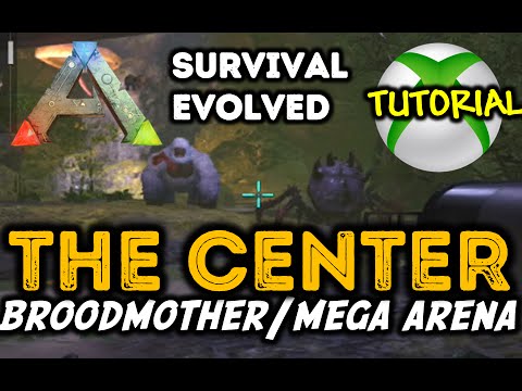 Ark Center Map Arena Broodmother Megapithecus Dragons Survival Evolved Xbox One Youtube