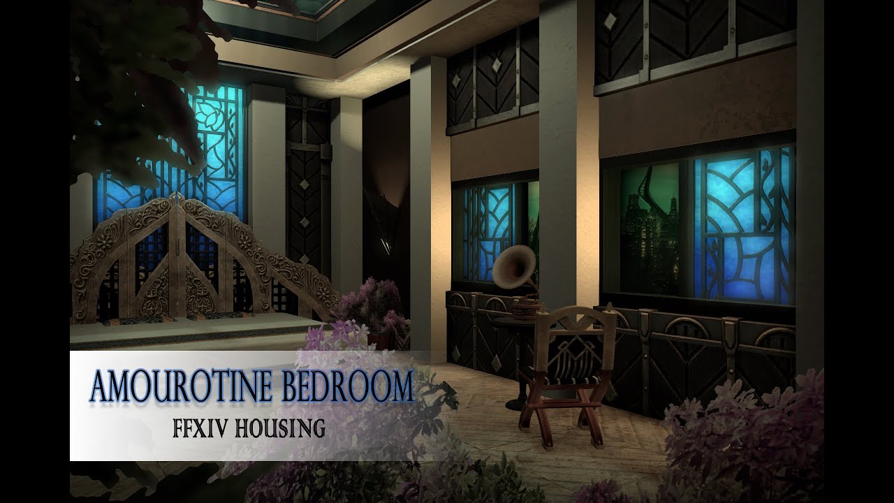 [Apartment] Amaurotine Bedroom FFXIV Housing Walkthrough YouTube