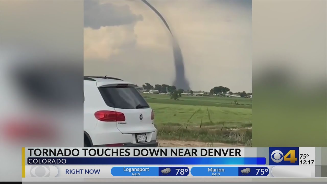 Tornado touches down near Denver - YouTube
