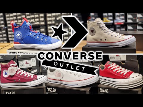 CONVERSE OUTLET SHOP WITH ME // CLEARANCE BUY ONE GET ONE 60% OFF