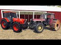 Old Rusty Tractors for scrap & new and shiny Tractors and Beautifying the Farm with Trees | Ursus OK