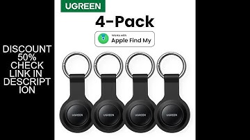 UGREEN Finder Security SmartTrack Link Smart Tag With Apple Find My Key Bluetooth GPS Tracker For Ea