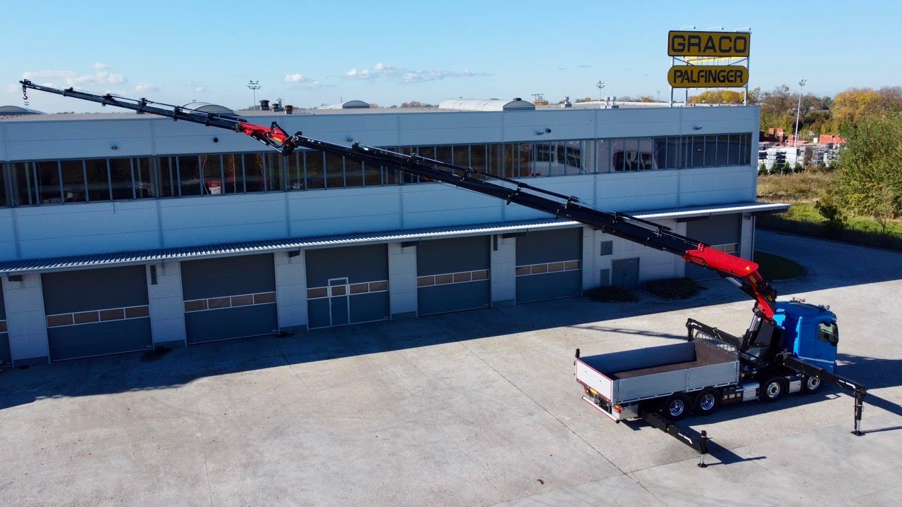 HDS PALFINGER PK 1050 TEC  x VOLVO FH 8x4 500 KM x GRACO