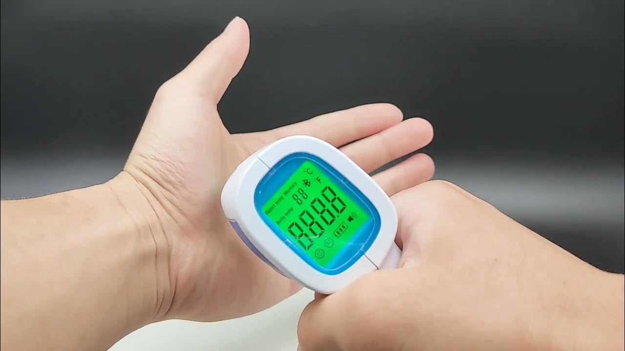 Infrared forehead thermometer GK898 YouTube