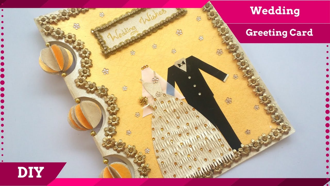 DIY Wedding  Greeting Card  Handmade Greeting Card  Design  