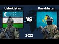 Uzbekistan vs Kazakhstan military power comparison \ Сравнение военной мощи Узбекистана и Казахстана